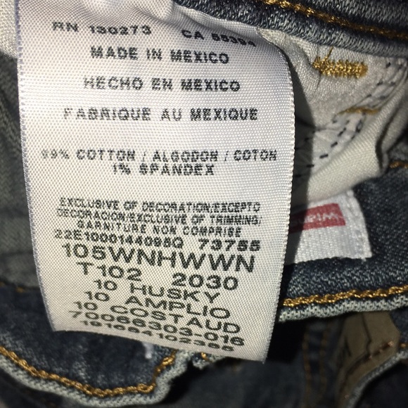 Wrangler Jeans 10 Husky - Picture 4 of 4